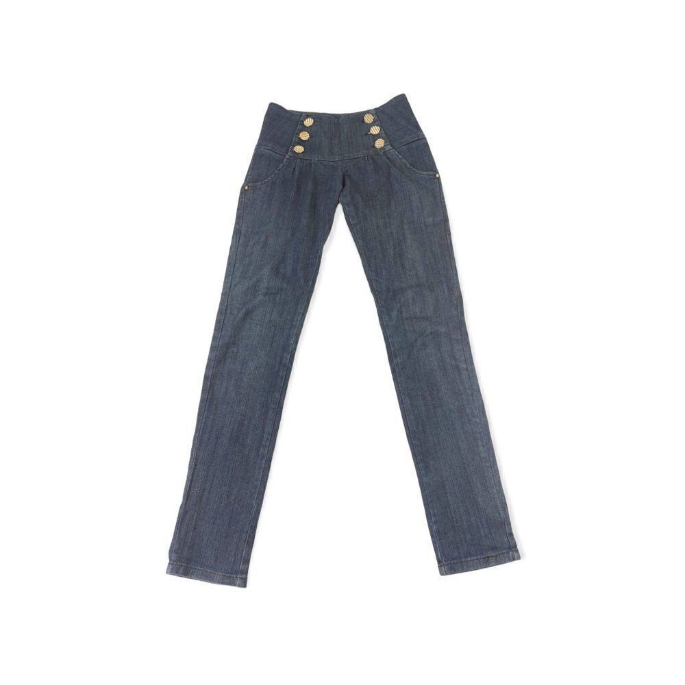 Double Button Fashion Jeans 